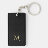 モノグラムパーソナライズされたファーザーズデイキーチェーンパパ キーホルダー (裏面)