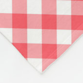 モノグラムパーソナライズされたファーム納屋周囲の庭動物 フリースブランケット (角)