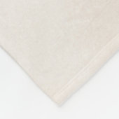 モノグラムパーソナライズされたフリースブランケット、イニシャルB フリースブランケット (角)