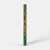 モノグラムパーソナライズされたブルーピーコック SAMSUNG GALAXYケース (右側面)