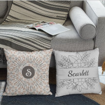 モノグラムパーソナライズされたボホ神秘的スタイル