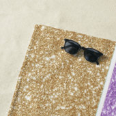 モノグラムパーソナライズされたマーメイドビーチタオル ビーチタオル (インサイチュ)