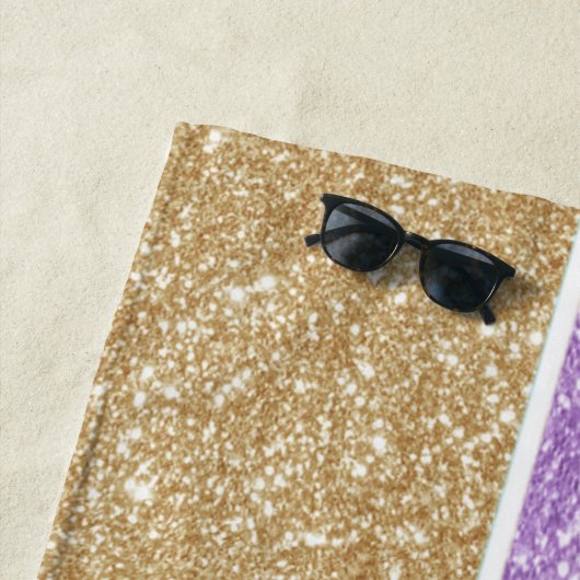 モノグラムパーソナライズされたマーメイドビーチタオル ビーチタオル (インサイチュ)