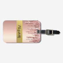 モノグラムパーソナライズされたラゲッジタグ