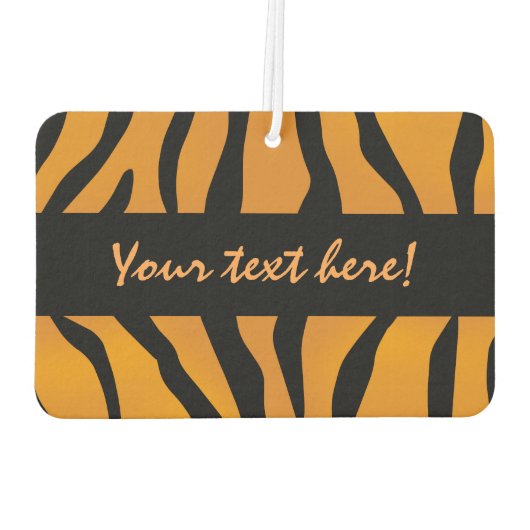 モノグラムパーソナライズされたワイルドthingトラストライプグ カーエアーフレッシュナー (裏面)