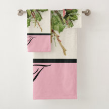 モノグラムパーソナライズされたヴィンテージアートバラ