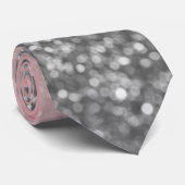 モノグラムパーソナライズされたヴィンテージグリッターシャインピンクs ネクタイ (ロール)