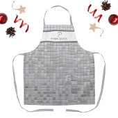 モノグラムパーソナライズされた付きディスコをテーマにしたエプロン エプロン