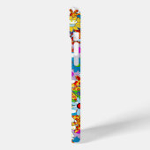 モノグラムパーソナライズされた又は名称花の模様 Case-Mate iPhoneケース (裏面 / 左)