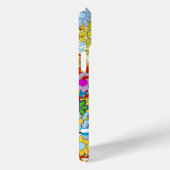 モノグラムパーソナライズされた又は名称花の模様 Case-Mate iPhoneケース (裏面 / 右)