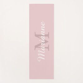 モノグラムパーソナライズされた名 ヨガマット