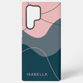 モノグラムパーソナライズされた抽象芸術 SAMSUNG GALAXY S22 ULTRAケース