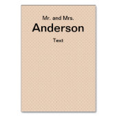 モノグラムパーソナライズされた文字水彩花フローラ テーブルナンバー (裏面)