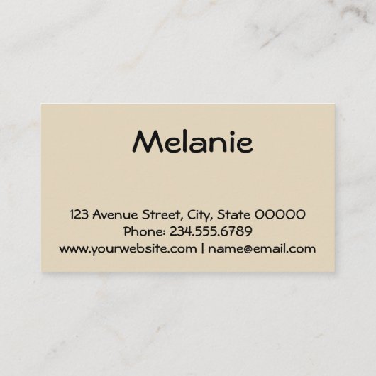 モノグラムパーソナライズされた文字水彩花フローラ 名刺 (裏面)