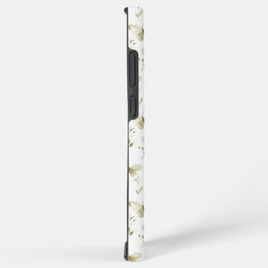 モノグラムパーソナライズされた春蝶 SAMSUNG GALAXYケース (右側面)