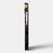 モノグラムパーソナライズされた紫サボテン黄色の花 Case-Mate iPhoneケース (裏面 / 左)