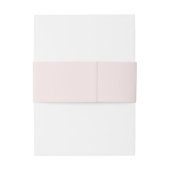 モノグラムパーソナライズされた赤面ピンクグレ結婚ーズ 招待状ベリーバンド (裏面例)