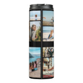 モノグラムパーソナライズされた12フォトコラージュ タンブラー (裏面)