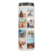 モノグラムパーソナライズされた16フォトコラージュ タンブラー (裏面)