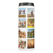 モノグラムパーソナライズされた19フォトコラージュ タンブラー (裏面)