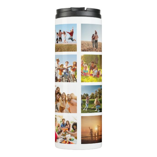 モノグラムパーソナライズされた19フォトコラージュ タンブラー (裏面)