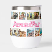 モノグラムパーソナライズされた30フォトコラージュ (左面)