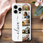 モノグラムパーソナライズされた5フォトコラージュ Case-Mate iPhoneケース