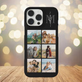 モノグラムパーソナライズされた6フォトコラージュ Case-Mate iPhoneケース