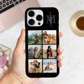 モノグラムパーソナライズされた6フォトコラージュ Case-Mate iPhoneケース