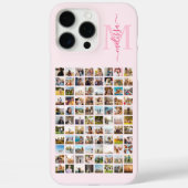 モノグラムパーソナライズされた88フォトコラージュ Case-Mate iPhoneケース (裏面)