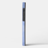 モノグラムパーソナライズ青と白の水色 Case-Mate iPhoneケース (裏面 / 左)