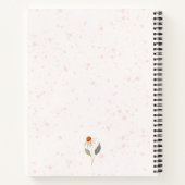 モノグラムパーソナル料理レシピノート ノートブック (裏面)