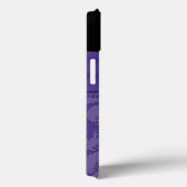 モノグラムパープルとブラックダマスクiPadエアケース Case-Mate iPhoneケース (裏面 / 右)