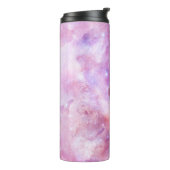モノグラムパープルウォーターカラー銀河系天星 タンブラー (回転左)