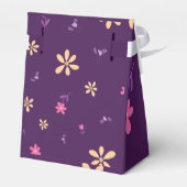 モノグラムパープルデイジー花パタ結婚ーン フェイバーボックス (裏面サイド)