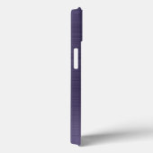 モノグラムパープルブラシ仕上げ金属 Case-Mate iPhoneケース (裏面 / 右)