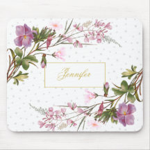 モノグラムパープル薄紫ピンクブーケヴィンテージシック