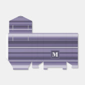 モノグラムヒザー紫ストライプ色 フェイバーボックス (折り畳みなし)