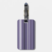 モノグラムヒザー紫ストライプ色 ラゲッジタグ (裏面縦)