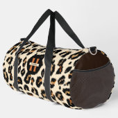 モノグラムヒョウの皮膚パタモダンーン、動物スタイル ダッフルバッグ (右コーナー)