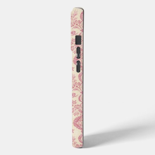 モノグラムビクトリアンピンクダマスク模様 Case-Mate iPhoneケース (裏面 / 左)