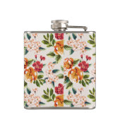 モノグラムビクトリアンヴィンテージ水色フローラ フラスク (裏面)