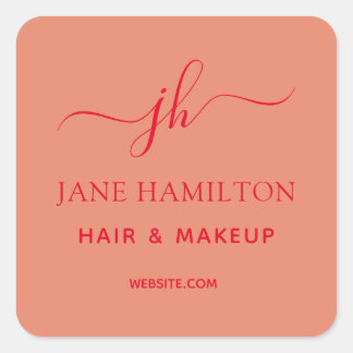 モノグラムビジネスロゴ スクエアシール