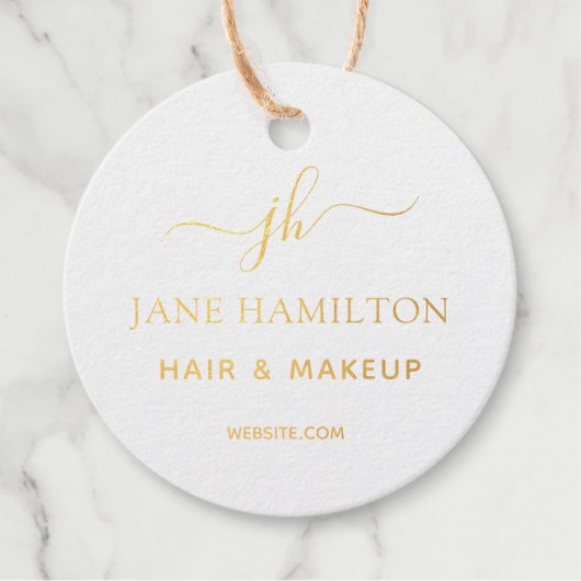 モノグラムビジネスロゴ フェイバータグ (正面)