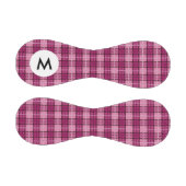 モノグラムピクセルPlaid_Mazenta-Black 野球ボール (パネル)