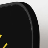 モノグラムピックボールおもしろいタイポグラフィ ピックルボールラケット (左詳細)