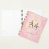 モノグラムピンクアゲイト金ゴールドスクリプト2023 プランナー手帳 (ディスプレー)