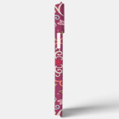 モノグラムピンクカラフル色 Case-Mate iPhoneケース (裏面 / 右)