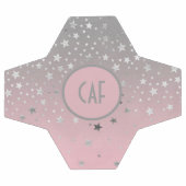 モノグラムピンクグレースターグラデーショントレンディーシック サッカーボール (フラット)