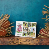 モノグラムピンクゴルフフォトコラージュ フォトプラーク (側面)